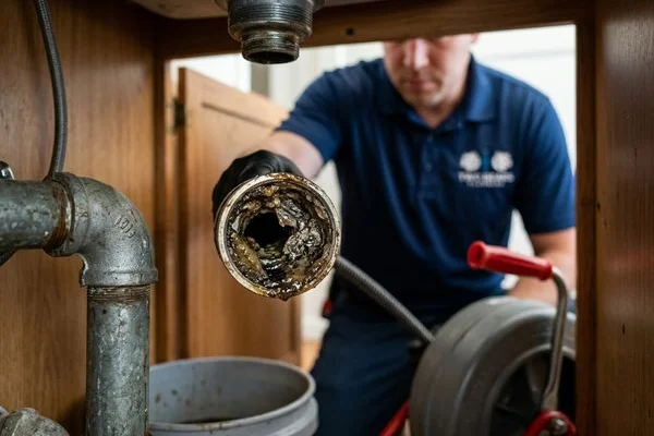Drain Cleaning work example 4